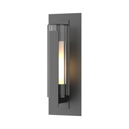 Vertical Bar Outdoor Wall Light in Coastal Black (Medium).