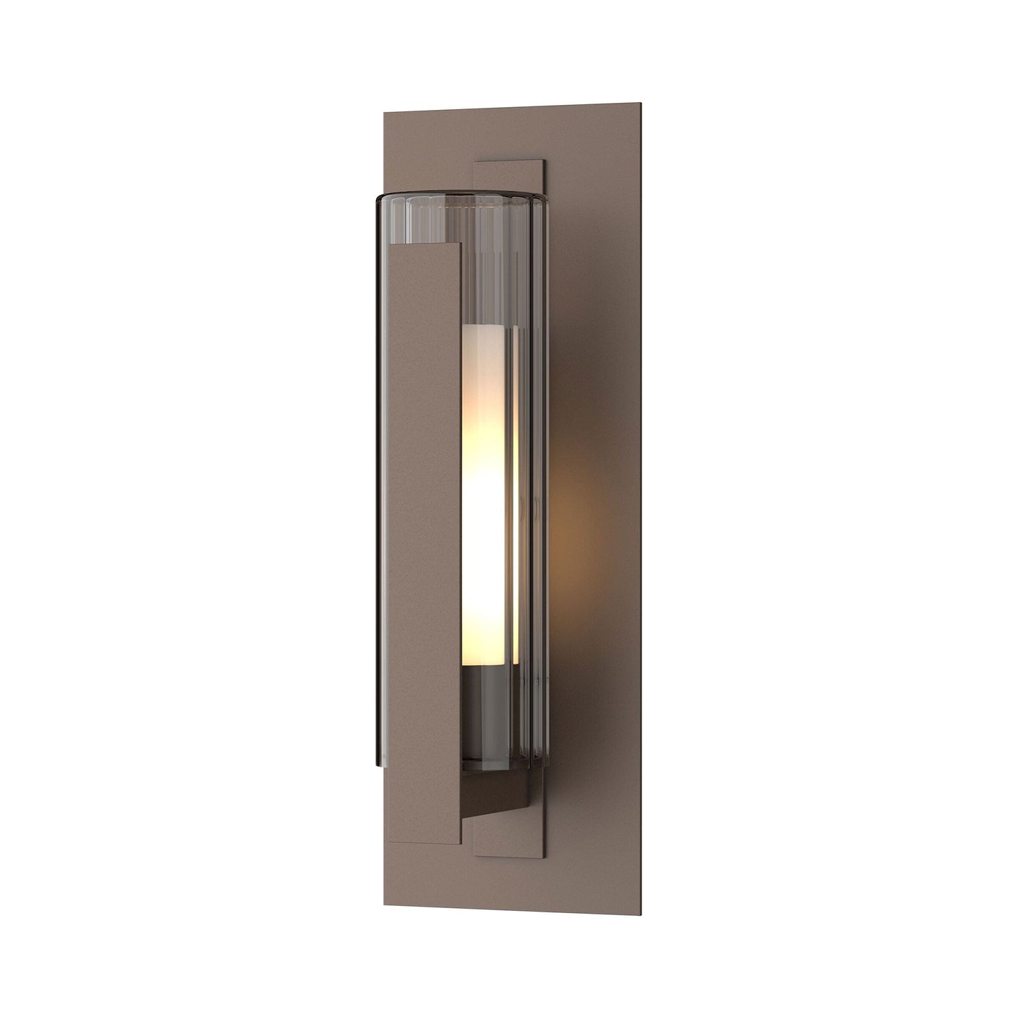 Vertical Bar Outdoor Wall Light in Coastal Bronze (Medium).