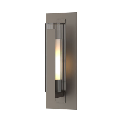 Vertical Bar Outdoor Wall Light in Coastal Dark Smoke (Medium).