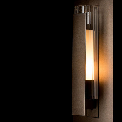 Vertical Bar Outdoor Wall Light in Detail.