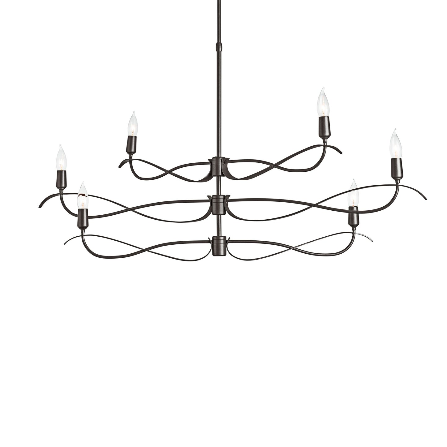 Willow Pendant Light in 14-Inch/Dark Smoke/Short.