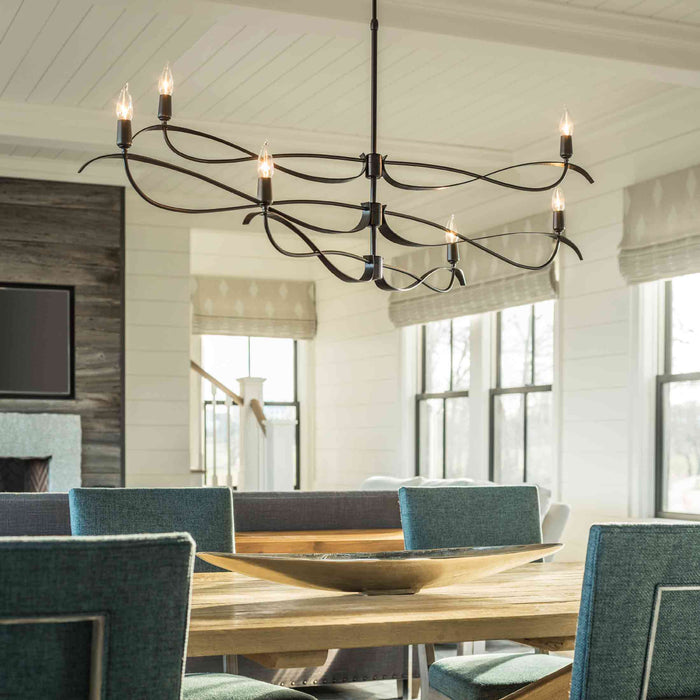 Willow Pendant Light in Dining Room.