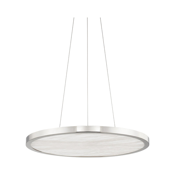 Eastport LED Pendant Light in Polished Nickel (Small).