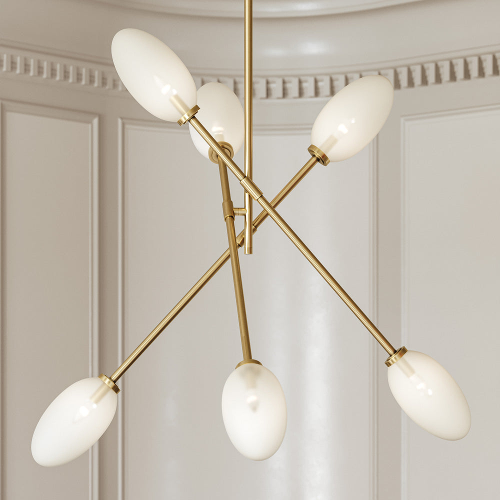 Alberton Chandelier in Detail.