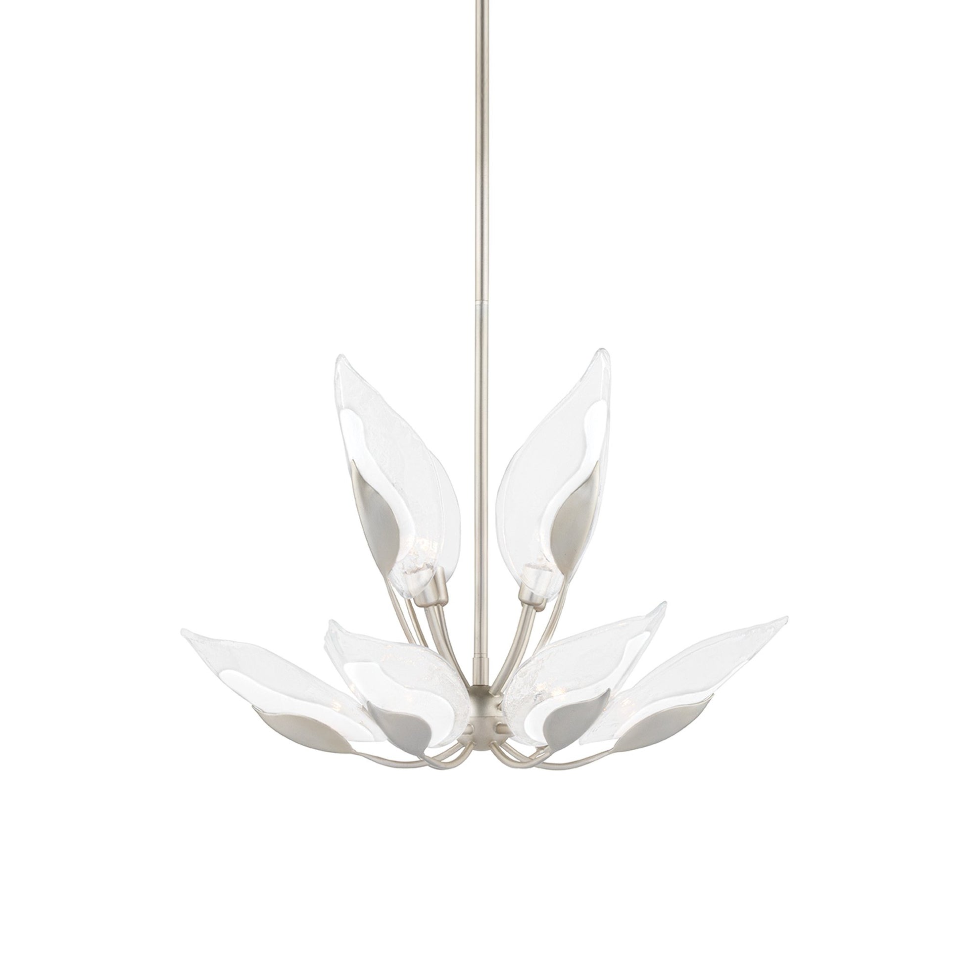 Blossom Chandelier in Silver Leaf (29-Inch).