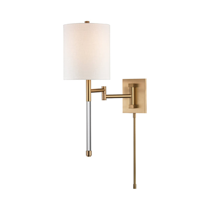 Englewood Wall Light in Aged Brass.