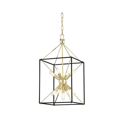 Glendale Pendant Light in Aged Brass (Small).