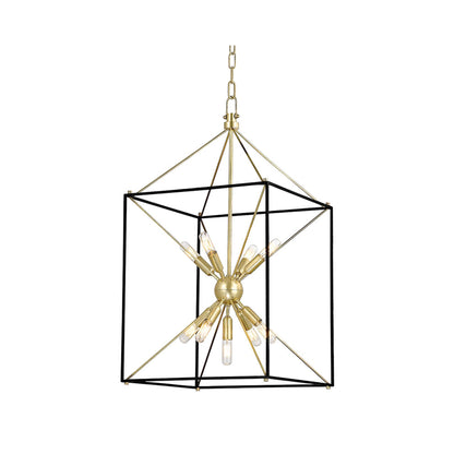 Glendale Pendant Light in Aged Brass (Medium).