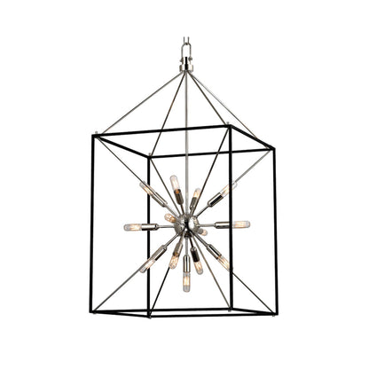 Glendale Pendant Light in Polished Nickel (Large).