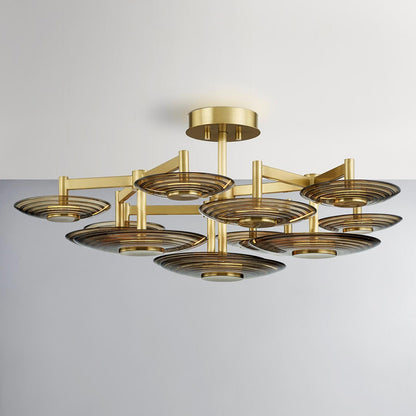 Griston LED Semi Flush Mount Ceiling Light in Detail.