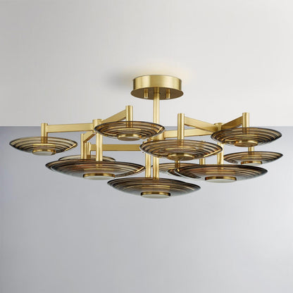 Griston LED Semi Flush Mount Ceiling Light in Detail.