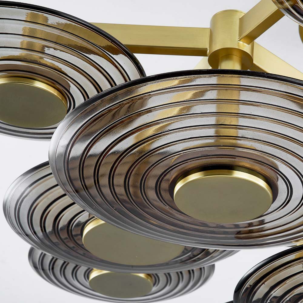 Griston LED Semi Flush Mount Ceiling Light in Detail.