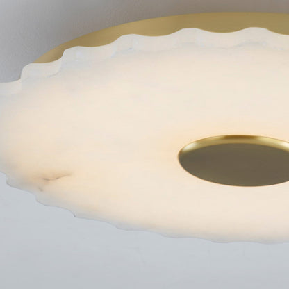 Highland Falls LED Flush Mount Ceiling Light in Detail.