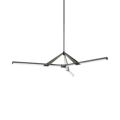 Jonas LED Chandelier in Black Nickel (Large).