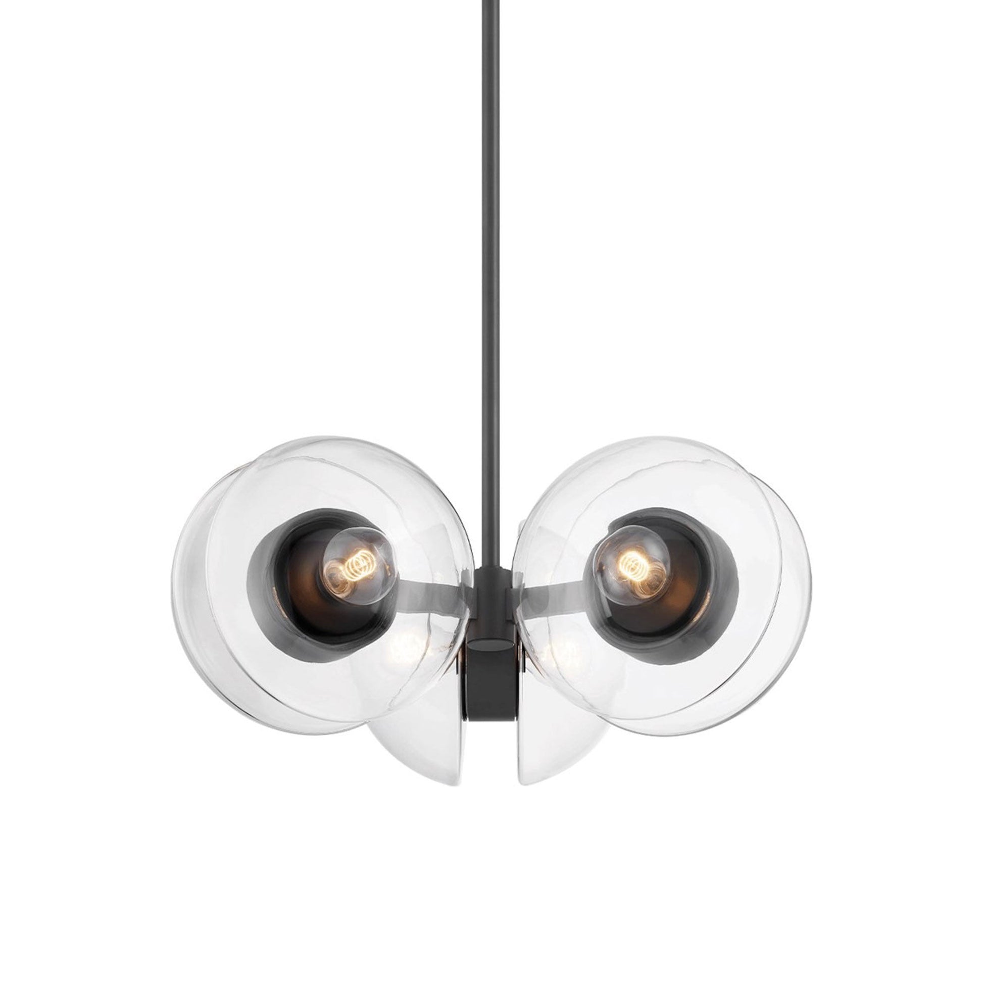 Kert Chandelier in Black Brass (Small).