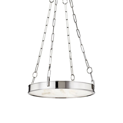 Kirby LED Chandelier in Polished Nickel (Small).
