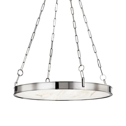 Kirby LED Chandelier in Polished Nickel (Large).