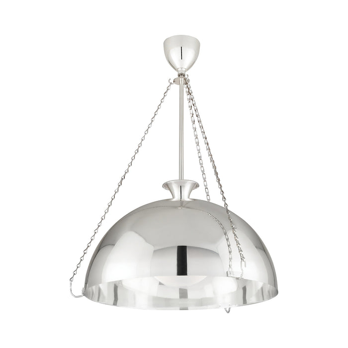 Levette Pendant Light in Aged Silver (Large).
