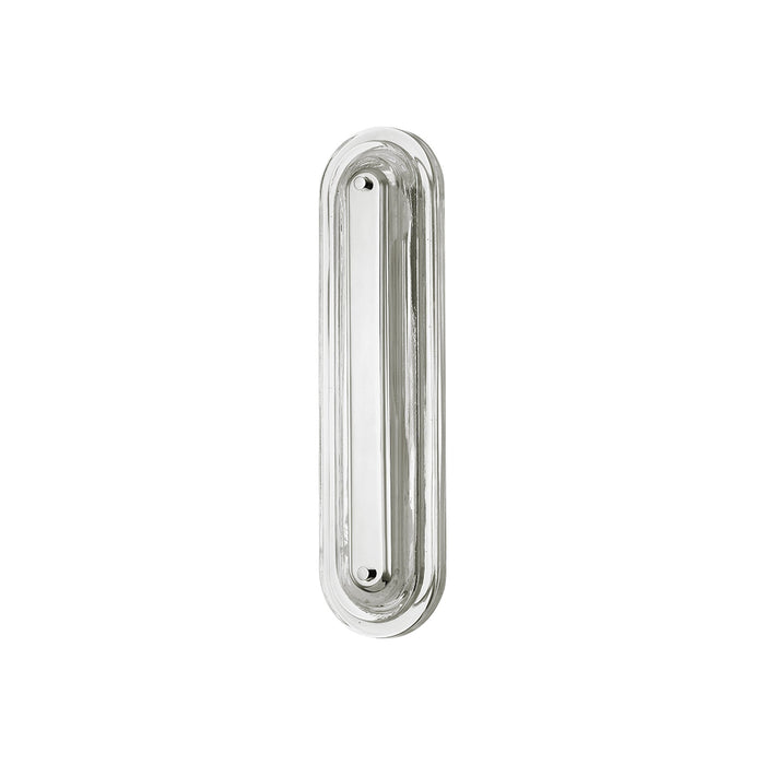 Litton LED Vanity Wall Light in Polished Nickel (Small).
