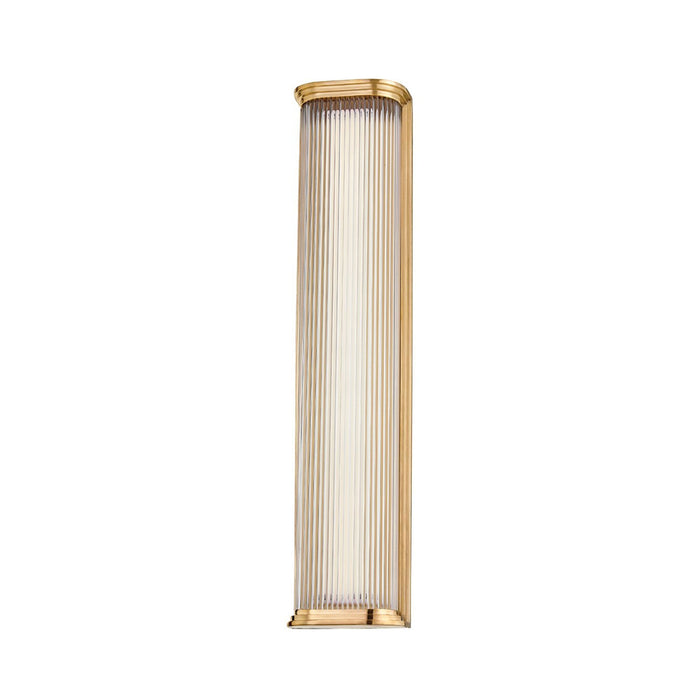 Newburgh LED Wall Light in Aged Brass (Large).