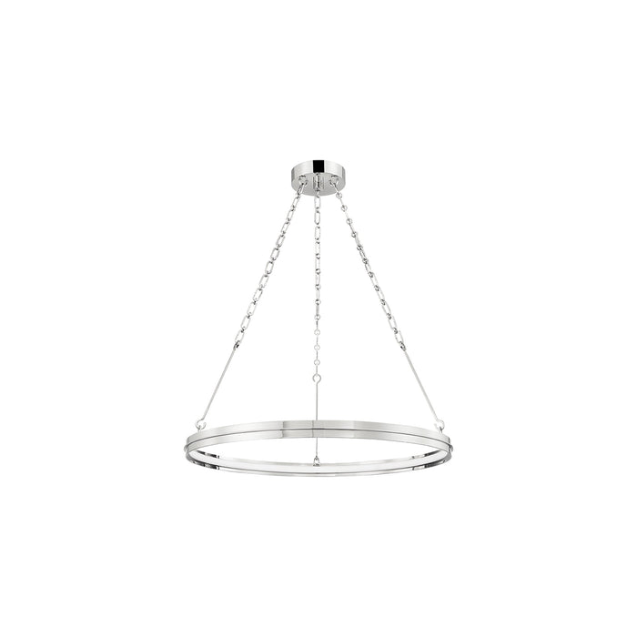 Rosendale LED Chandelier in Polished Nickel (Small).
