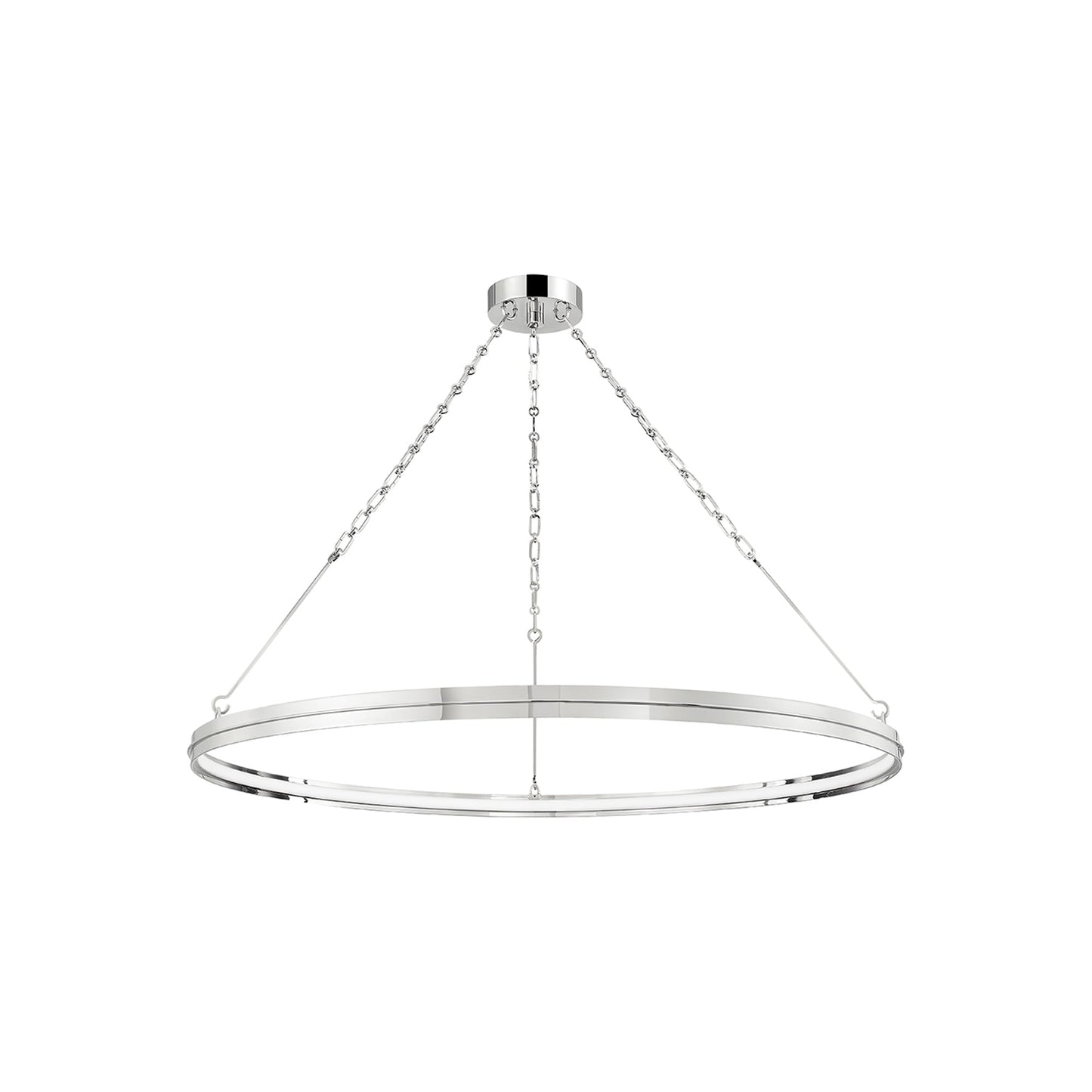 Rosendale LED Chandelier in Polished Nickel (Medium).