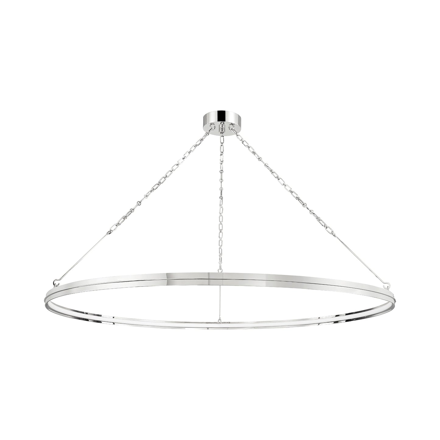 Rosendale LED Chandelier in Polished Nickel (Large).