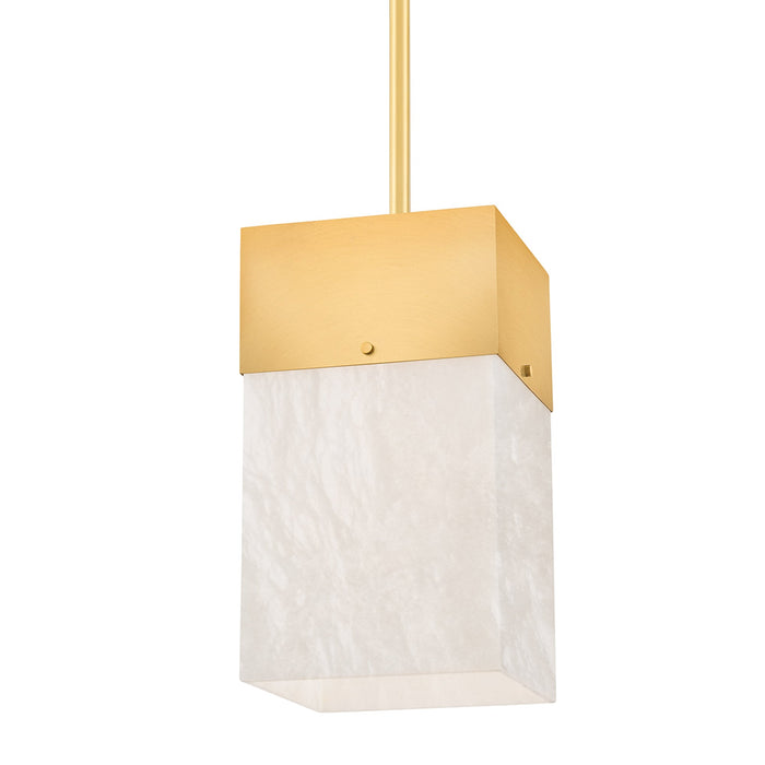 Times Square Pendant Light in Aged Brass (Large).