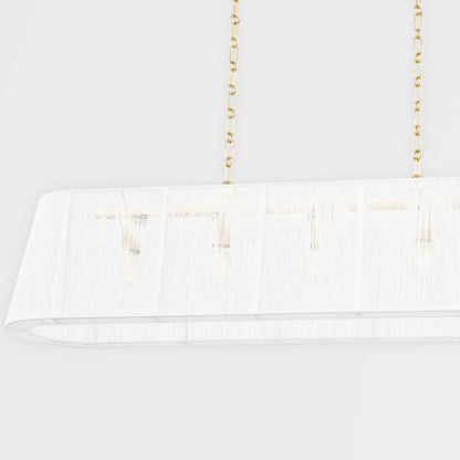 Verona Beach Linear Pendant Light in Detail.