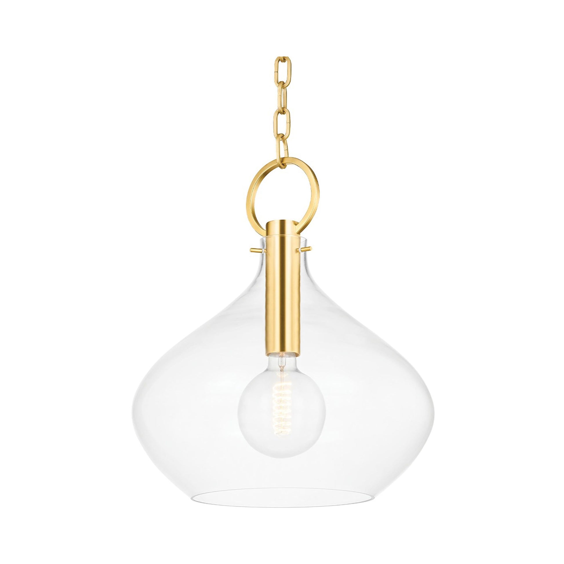 Lina Pendant Light in Small/Old Bronze.