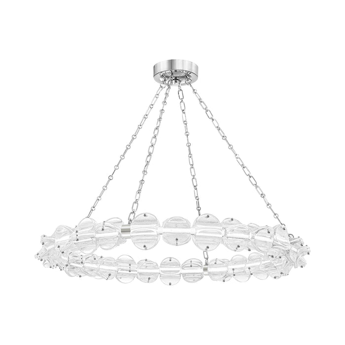 Lindley LED Chandelier in Polished Nickel (Small).
