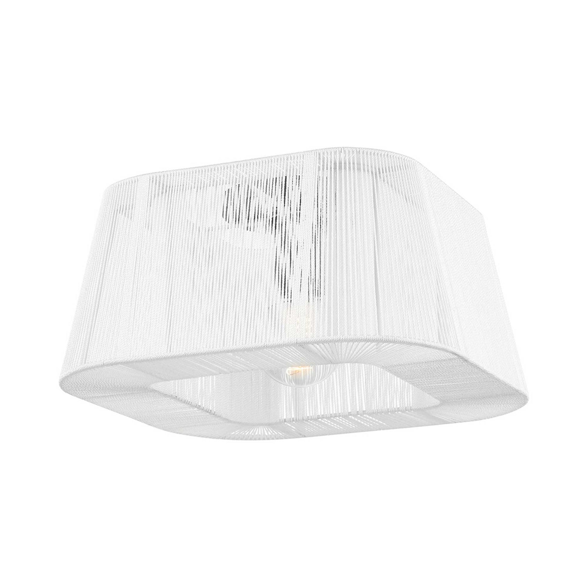 Verona Beach Semi Flush Ceiling Light in Old Bronze.