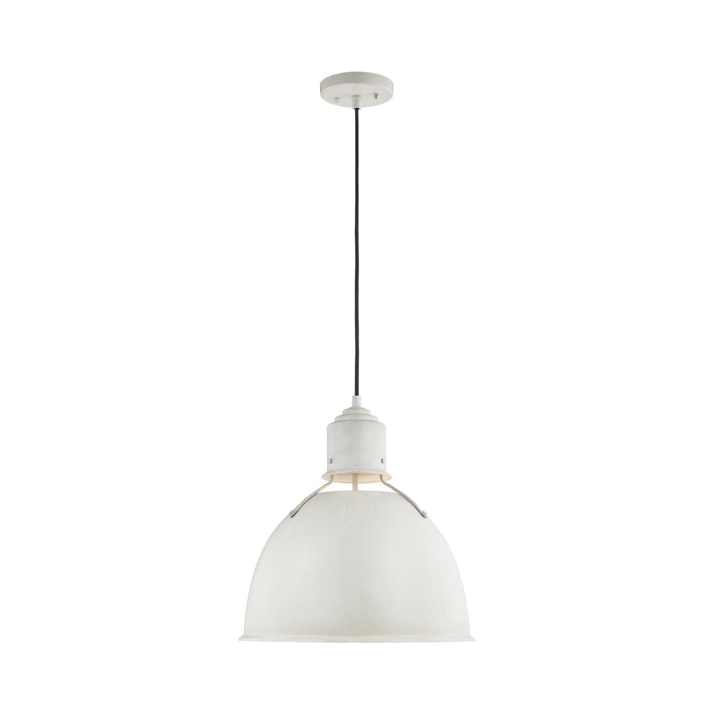 Huey Pendant Light in Antique White.