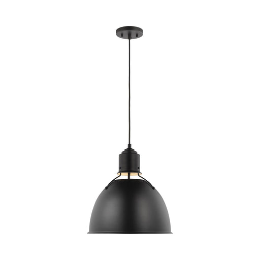 Huey Pendant Light in Black and White.