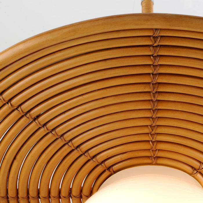Hula Hoop Pendant Light in Detail.