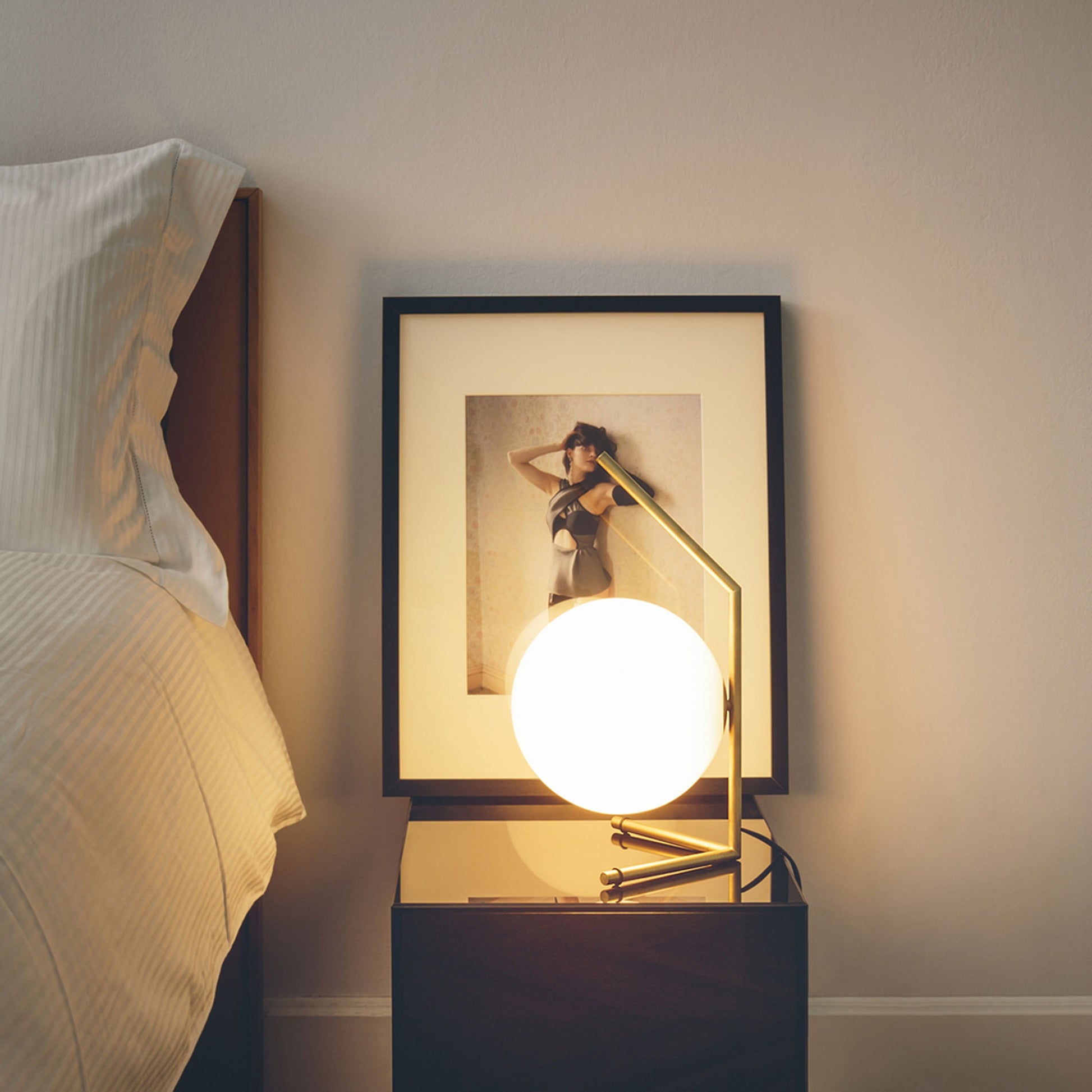 IC Lights T1 Low Table Lamp In bedroom.