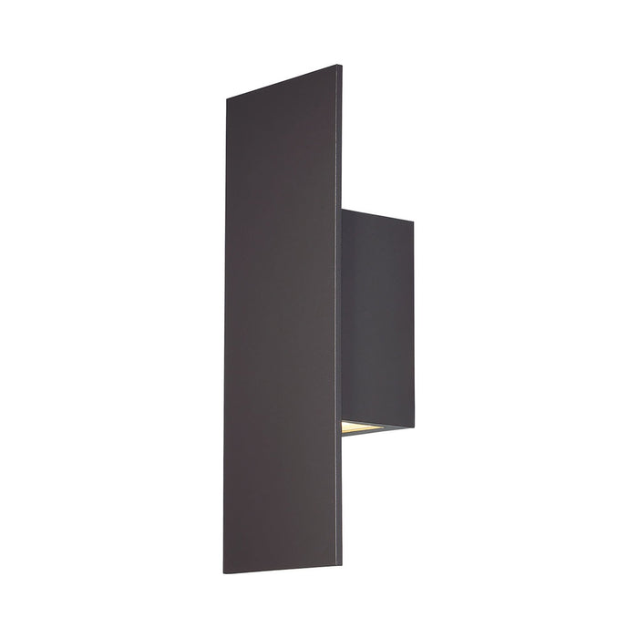 Icon Indoor/Outdoor LED Wall Light in Black (Small).