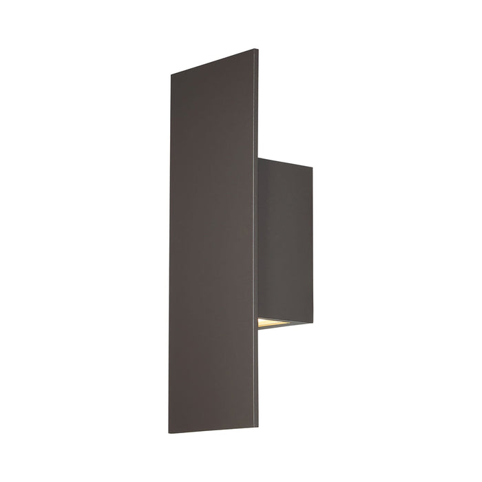 Icon Indoor/Outdoor LED Wall Light in Bronze (Small).