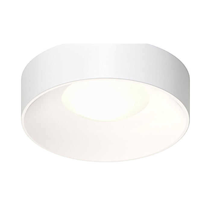Ilios™ LED Flush Mount Ceiling Light in Satin White (10-Inch).