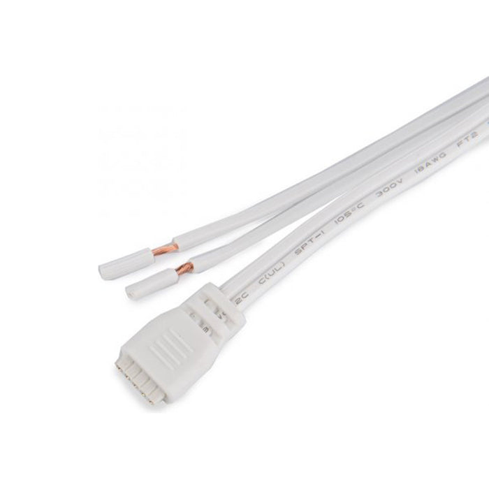 InvisiLED 24V In Wall Rated Extension Cable in White (144-Inch).