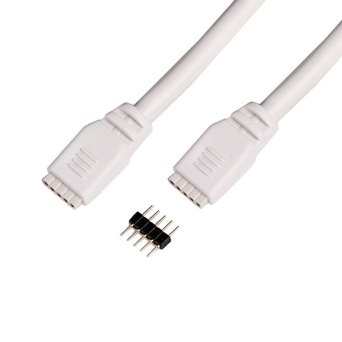 InvisiLED 24V In Wall Rated Joiner Cable in White (144-Inch).