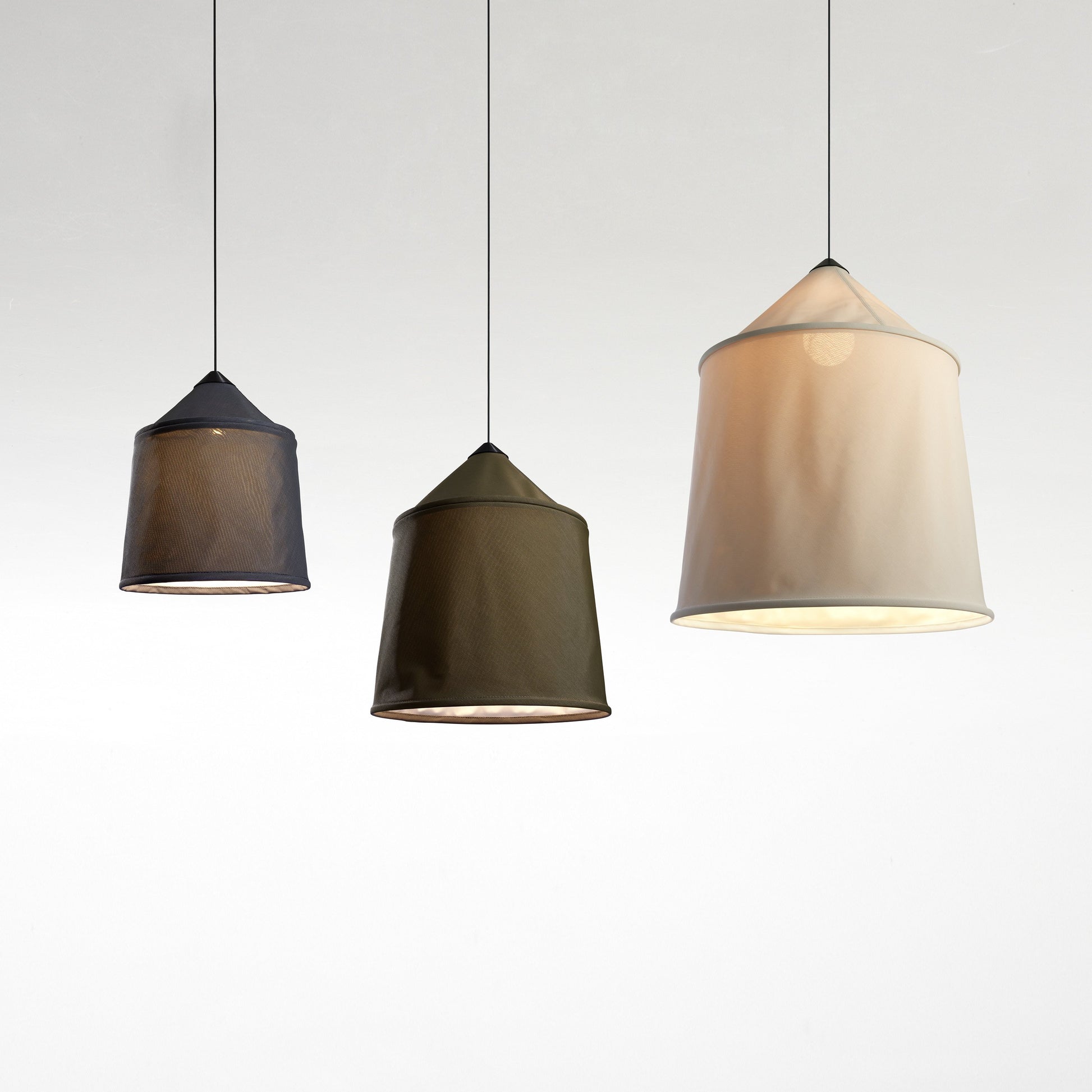 Jaima Pendant Light in small, medium and large.