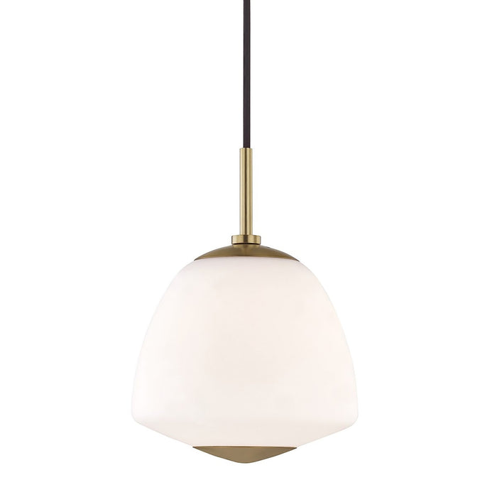 Jane Pendant Light in Aged Brass (Small).