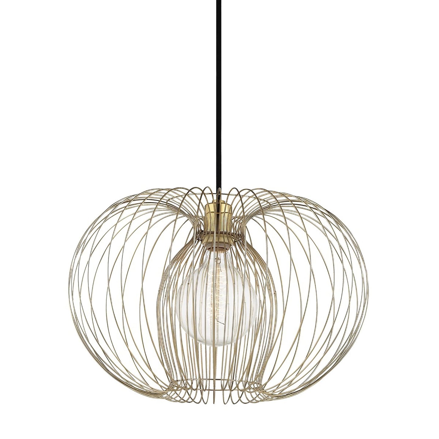 Jasmine Pendant Light in Polished Brass (Large).