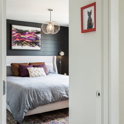 Jasmine Pendant Light in bedroom.