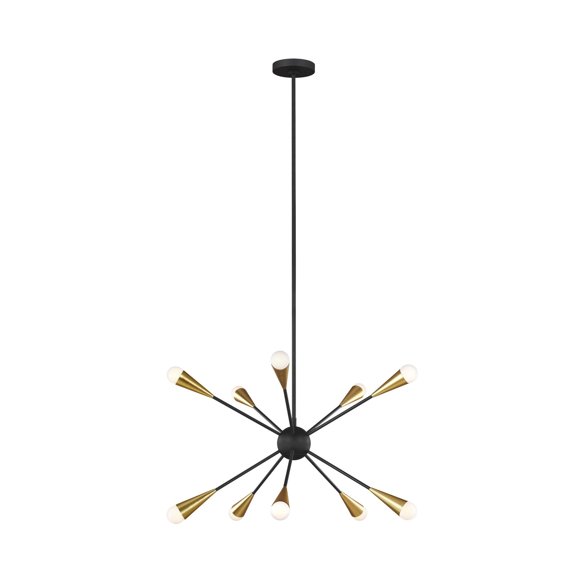 Jax Chandelier in Midnight Black (10-Light).