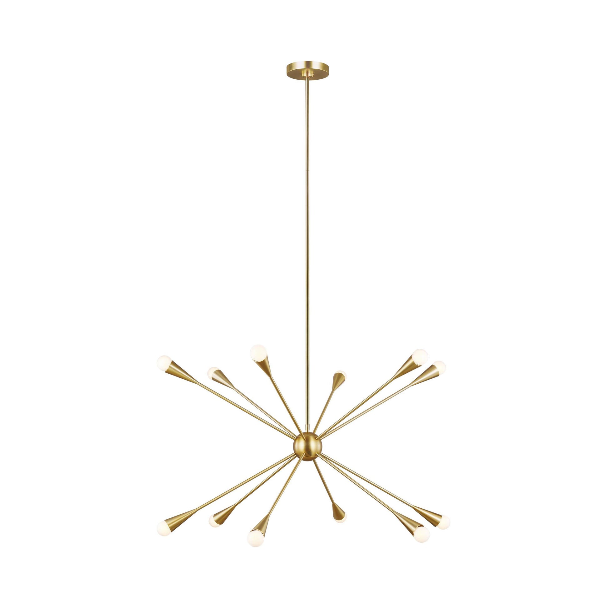 Jax Chandelier in Burnished Brass (12-Light).