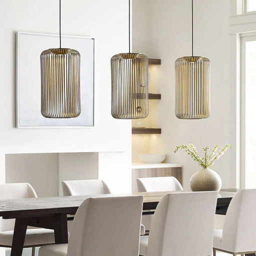 Kai LED Pendant Light in dining room.