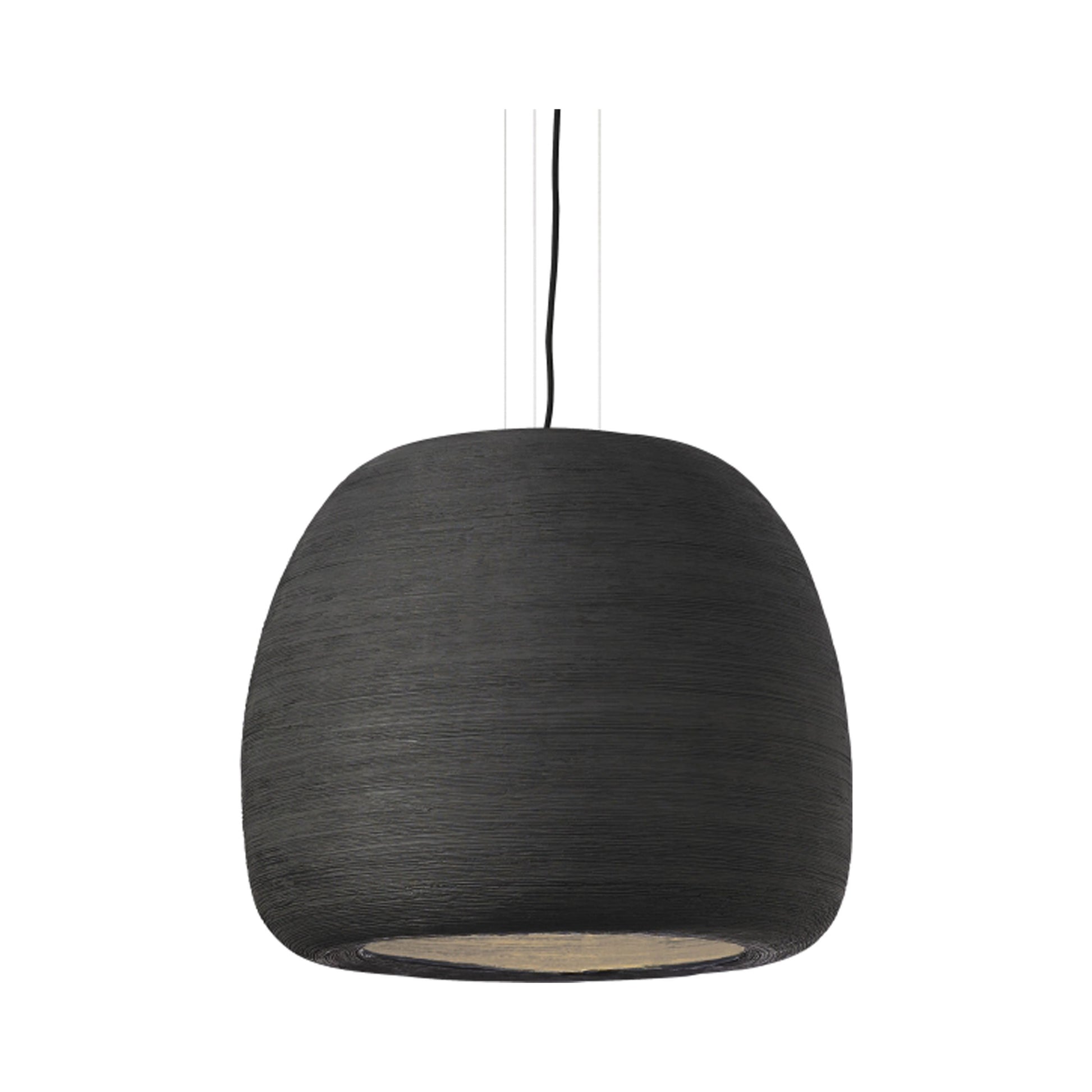 Karam Pendant Light in Black/Black (Large).