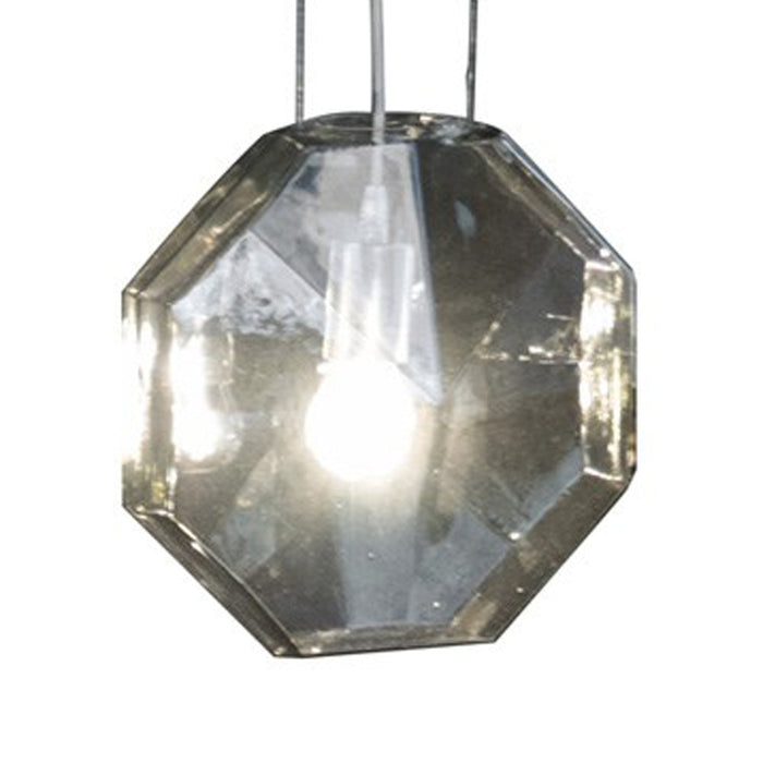 24 Karati LED Pendant Light in Smoked Glass (Small).